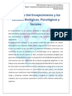 Proceso Del Envejecimiento y Cambios Biologicos Psicologicos y Sociales PDF