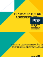 Fundamentos da Administração Agropecuária