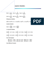 Tablas Trigonometric