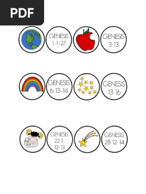 Jesse Tree Ornaments Printable Set