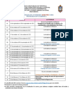 Cronograma de Actividades