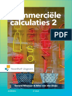 Commerciële Calculaties 2: Gerard Minnaar & Niko Van Der Sluĳ S