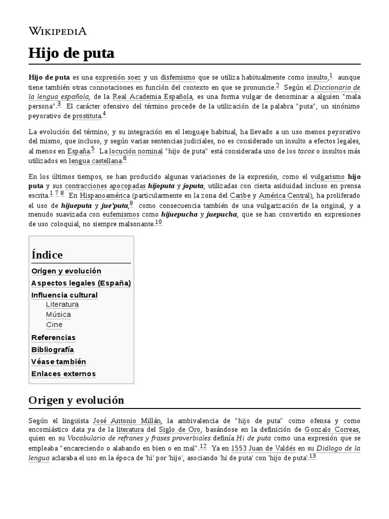Hijo de puta regional variations