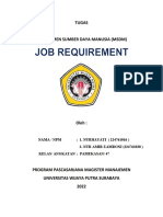 Job Requirement