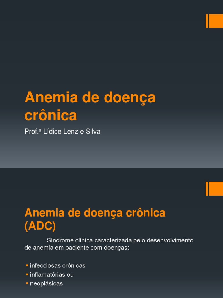 Anemia de doença crônica PDF