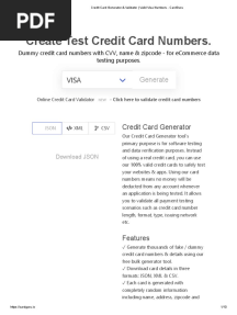 Credit Card Generator & Validator - Valid Visa Numbers - CardGuru