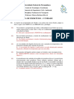 Lista de Exercícios - Fenômenos - 1 Unidade (RESOLVIDA)