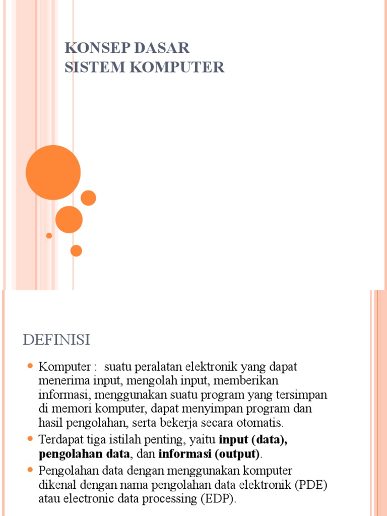 Konsep Dasar Sistem Komputer Pdf