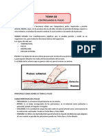 Control vital: pulso, respiración y temperatura