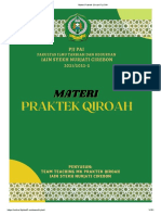 Materi Praktek Qiroah PJJ PAI