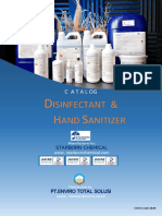 Disinfectant & Hand Sanitizer Product Catalog