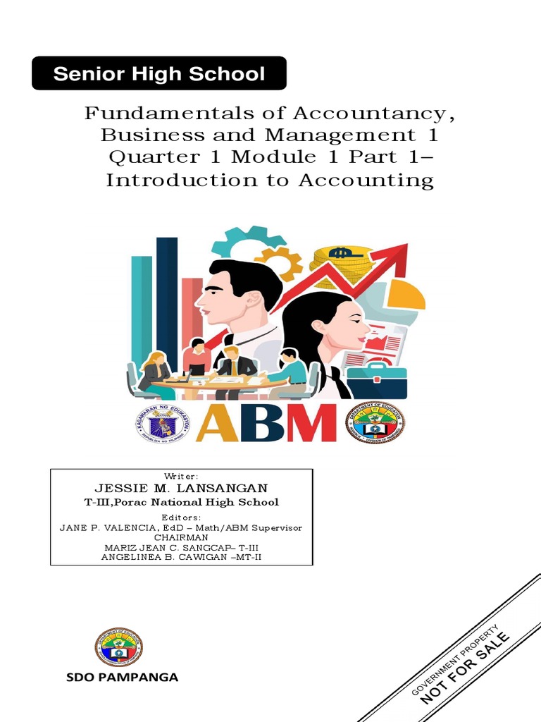 ABM Module: Intro to Accounting Basics | PDF | Accounting ...
