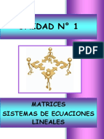 1 Unidad 1 Matrices Sistemas de Ecuaciones 1