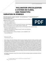 Evolution - 2010 - Rosas Guerrero - INFLUENCE OF POLLINATION SPECIALIZATION AND BREEDING SYSTEM ON FLORAL INTEGRATION AND