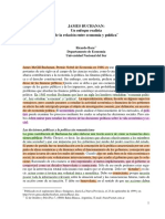 BARA, Ricardo. "James Buchanan Un Enfoque Realista de La Relación Entre Economía y Política", en Suplemento Ideas e Imágenes, Diario La Nueva