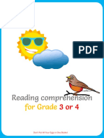 Reading Comprehension Passages For Grade 3 or 4 Exercise 16