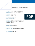 Foro 2 Estadistica Raul Leal