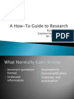 Little, Remington A How-To Guide To Research