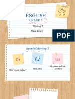 Meeting 2 English 7-Unit 1