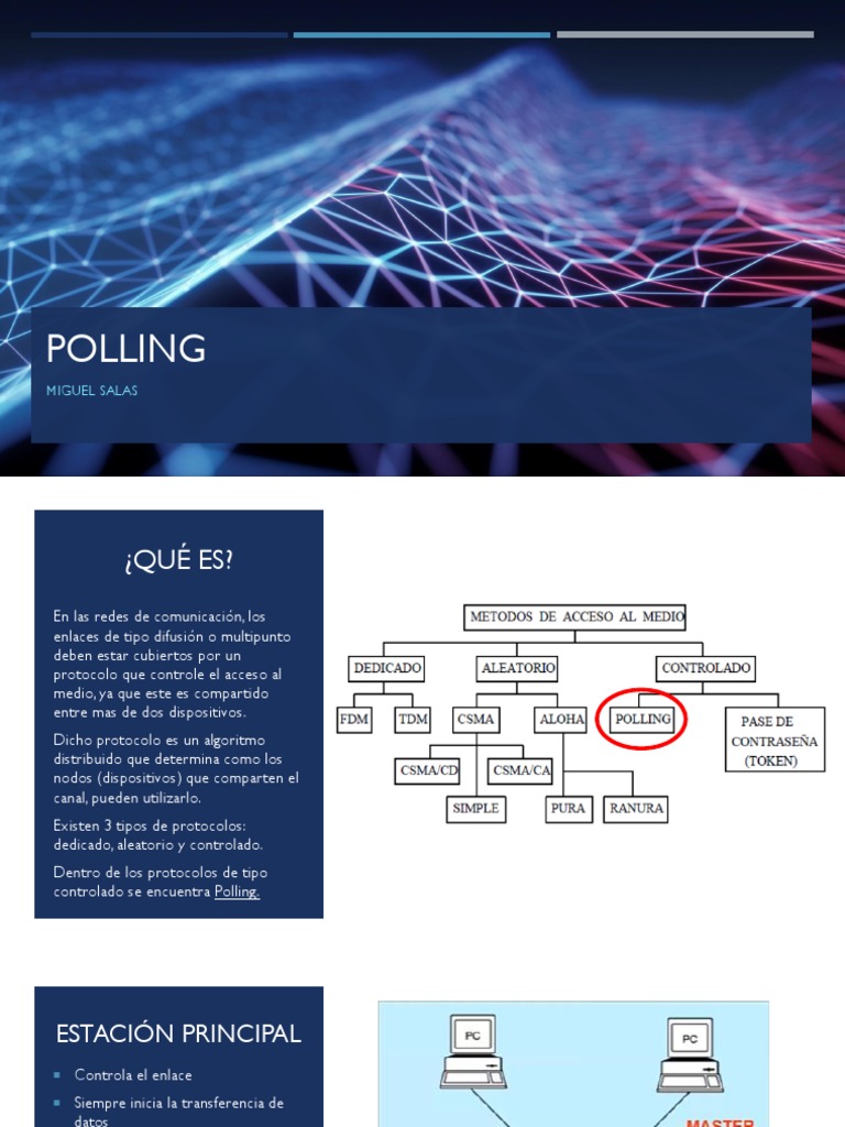 Qué es el Polling en Redes | PDF | Ingeniería Informática | Protocolos ...
