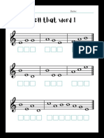 Spell That Word! (Music Worksheet)