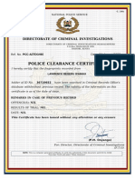 PCC-Certificate of Good Conduct Kenya