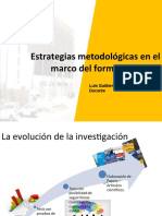 Estrategias Metodológicas en El Marco Del Formato IMRYD