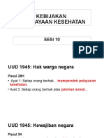 Sesi 10 Kebijakan Pembiayaan Kesehatan