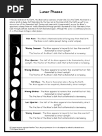 Handout - The Phases of The Moon