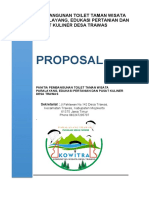 Proposal Pengajuan Pembangunan Toilet Wisata Trawas (KOWITRA)