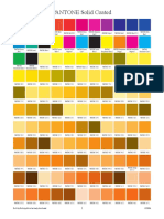 Free Pantone Colour Chart, PDF, Artistic Techniques