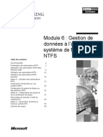 Gestion de Données À L'aide Du System de Fichies NTFS