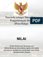 Pancasila Sebagai Dasar Nilai Pengembangan Ilmu