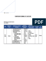 PLANIFICADOR SEMANAL DE CLASES 2022 N3 Semana 9