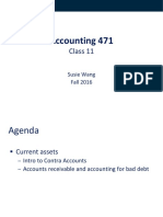 Accounting 471: Class 11