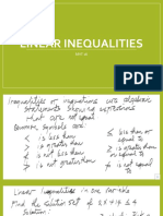 LINEAR INEQUALITIES WITH NARRATION