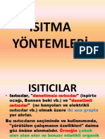 2.ders, Isitma Tekni̇kleri̇