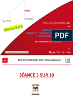 Séances 3 Et 4 - COURS MG05-001 G DROIT DU TRAVAIL 2022-2023