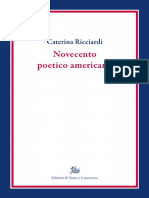 (Biblioteca Di Studi Americani 32) Caterina Ricciardi - Novecento Poetico Americano-Storia e Letteratura (2020)