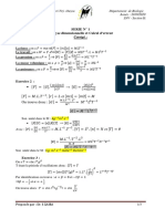 Solution TD1 Physique L1 SNV