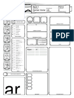 5E CharacterSheet Fillable