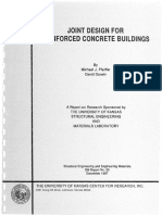 Joint Design For Concrete Structures - 1