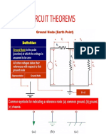 Circuit Theorems: Common Symbols For Indicating A Reference Node: (A) Common Ground, (B) Ground, (C) Chassis