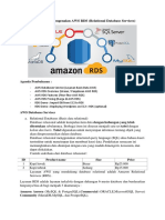 Uraian Materi Pengenalan AWS RDS