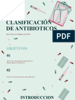 Clasificación de antibióticos