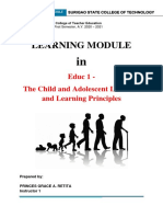 Educ 1 Learning Module Completed