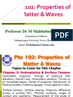 Phy 102 Properties of Matter & Waves