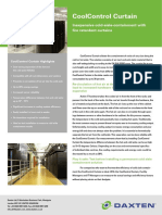 Daxten CoolControl Curtain Datasheet UK 2009