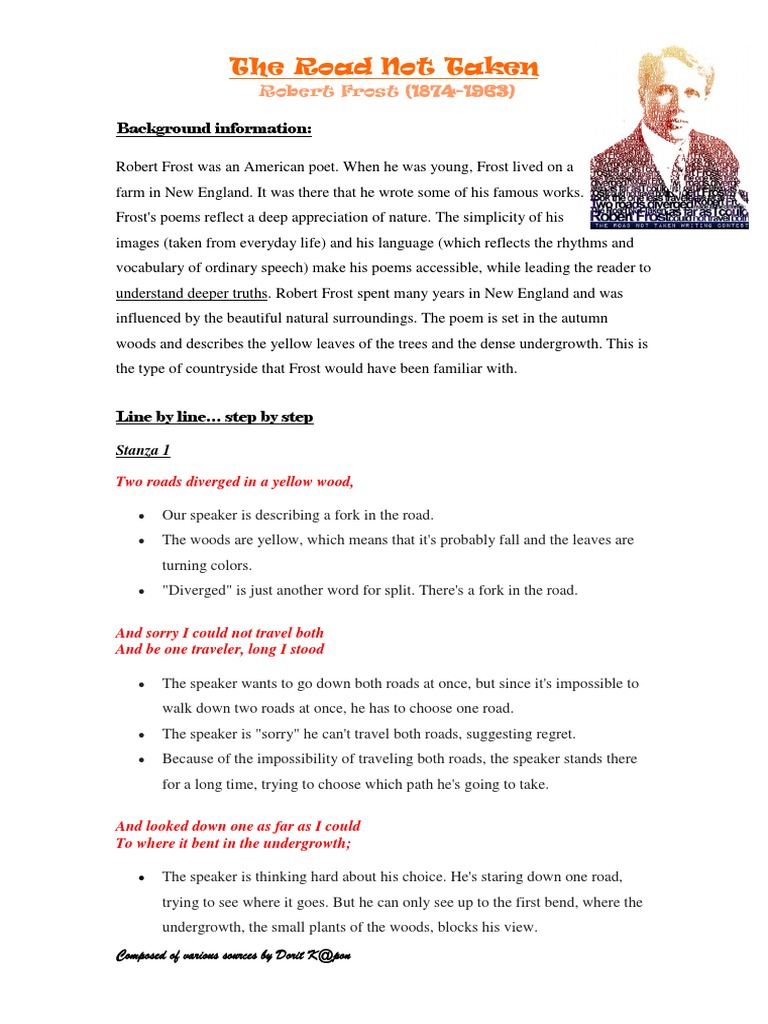 The Road Not Taken | PDF | Choice | Reason