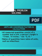 Chemical Problem Solving